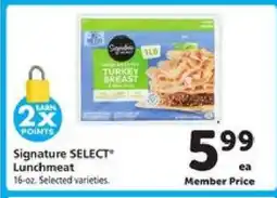 Safeway Signature SELECT Lunchmeat offer