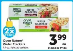 Safeway Open Nature Water Crackers offer