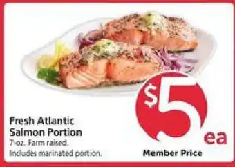 Safeway Fresh Atlantic Salmon Portion offer