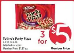 Safeway Totino's Party Pizza offer