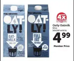 Safeway OATLY Oatmilk offer