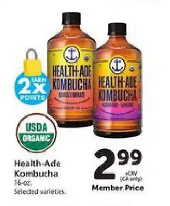 Safeway Health-Ade Kombucha offer