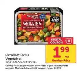 Safeway PictSweet Farms Vegetables offer