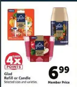 Safeway Glad Refill or Candle offer