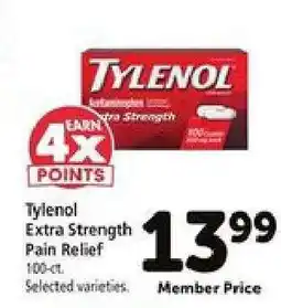 Safeway Tylenol Extra Strength Pain Relief offer