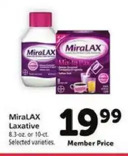 Safeway Miralax Laxative offer