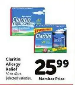 Safeway Claritin Allergy Relief offer