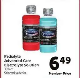 Safeway Pedialyte Advanced Care Electrolyte Solution offer