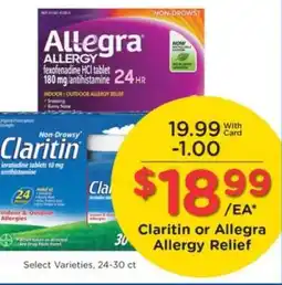 Pick'n Save Claritn or Allegra Allergy Relief offer