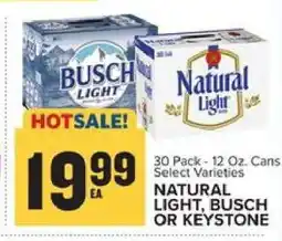Food Lion NATURAL LIGHT, BUSCH OR KEYSTONE offer