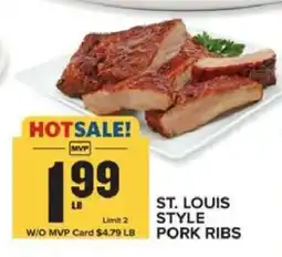 Food Lion St. Louis Style Pork Ribs offer