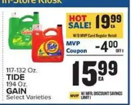 Food Lion Tide & Gain offer