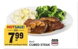 Food Lion Beef Cubed Steak offer