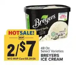 Food Lion Breyers Ice Cream offer