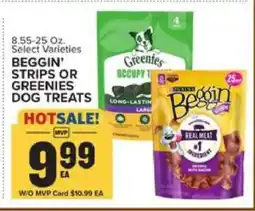 Food Lion Beggin' Strips or Greenies Dog Treats offer
