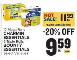 Food Lion Charmin Essentials & Bounty Essentials offer