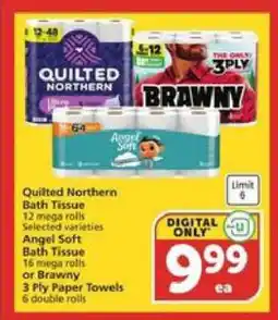 Albertsons Quilted Northern Bath Tissue offer