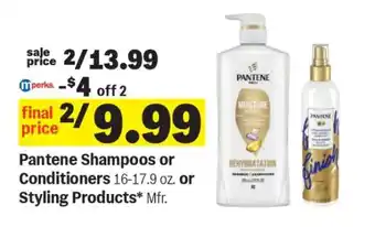 Meijer Pantene Shampoos or Conditioners offer
