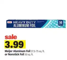 Meijer Meijer Aluminum Foil or Nonstick Foil offer