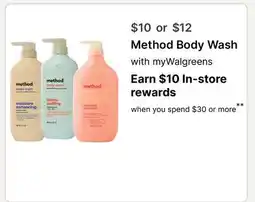 Walgreens Method Body Wash offer