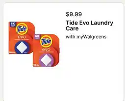 Walgreens Tide Evo Laundry Care offer