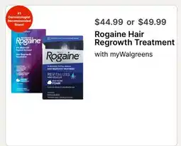 Walgreens Rogaine Hair Regrowth Treatment offer