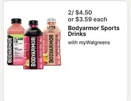 Walgreens Bodyarmor Sports Drinks offer