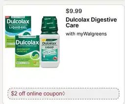 Walgreens Dulcolax Digestive Care offer