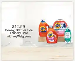 Walgreens Downy, Dreft or Tide Laundry Care offer