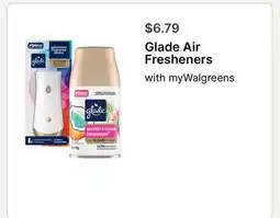 Walgreens Glade Air Fresheners offer
