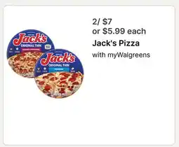 Walgreens Jack's Pizza offer