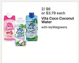 Walgreens Vita Coco Coconut Water offer