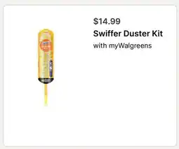 Walgreens Swiffer Duster Kit offer