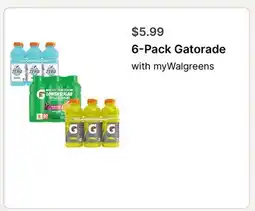 Walgreens 6-Pack Gatorade offer