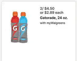 Walgreens Gatorade offer