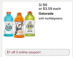 Walgreens Gatorade offer