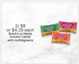 Walgreens Brach's or Nerds Autumn Candy offer