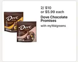 Walgreens Dove Chocolate Promises offer