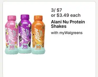 Walgreens Alani Nu Protein Shakes offer