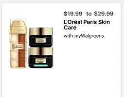 Walgreens L'Oréal Paris Skin Care offer
