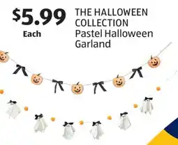 Aldi THE HALLOWEEN COLLECTION Pastel Halloween Garland offer