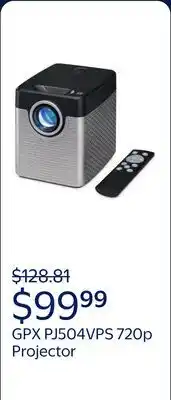 Walmart GPX 720P Projector, PJ504VPS offer