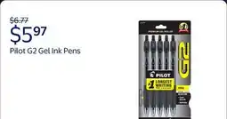 Walmart Pilot G2 Retractable Gel Ink Pens, Fine Point, 0.7mm. Black Ink offer