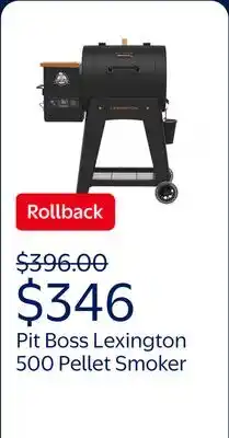 Walmart Pit Boss Pellet Smoker, Lexington 500 Square inch Wood Fired Pellet Grill, Onyx Series offer