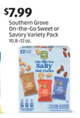 Aldi Southern Grove On-the-Go Sweet or Savory Variety Pack offer