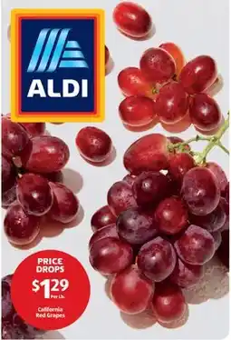 Aldi California Red Grapes offer