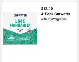 Walgreens 4-Pack Cutwater offer