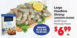 Vallarta Supermarkets Large Headless Shrimp / CAMARON GRANDE offer