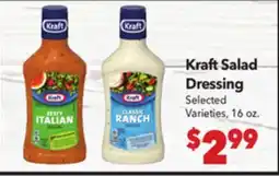 Vallarta Supermarkets Kraft Salad Dressing offer