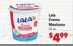 Vallarta Supermarkets Lala Crema Mexicana offer